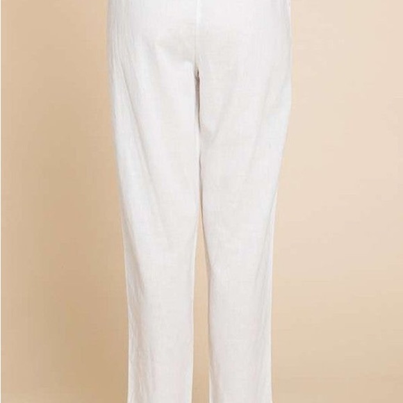 Blake Linen Pants- Plus Size - Picture 4 of 4